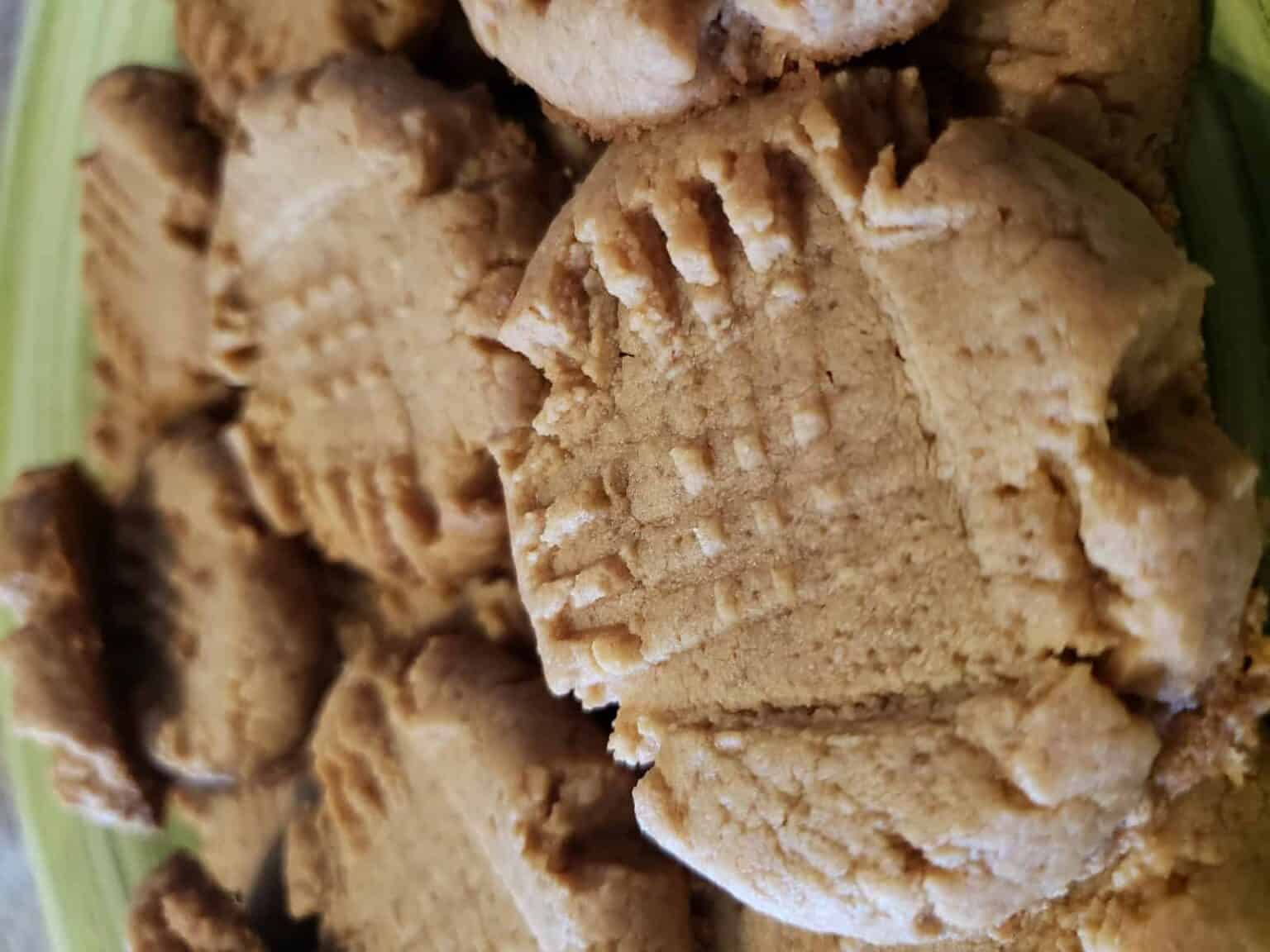 Dairy-free Keto Peanut Butter Cookies