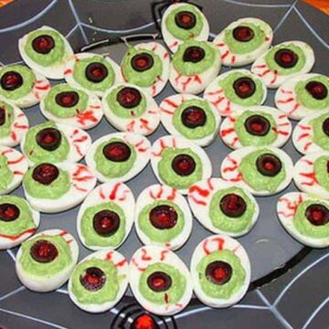 deviled egg demon eyeballs