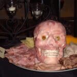 cold cut meat head meat and cheese platter