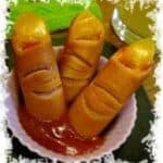 severed fingers hot dogs in ketchup