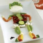 creepy crudites on a plate