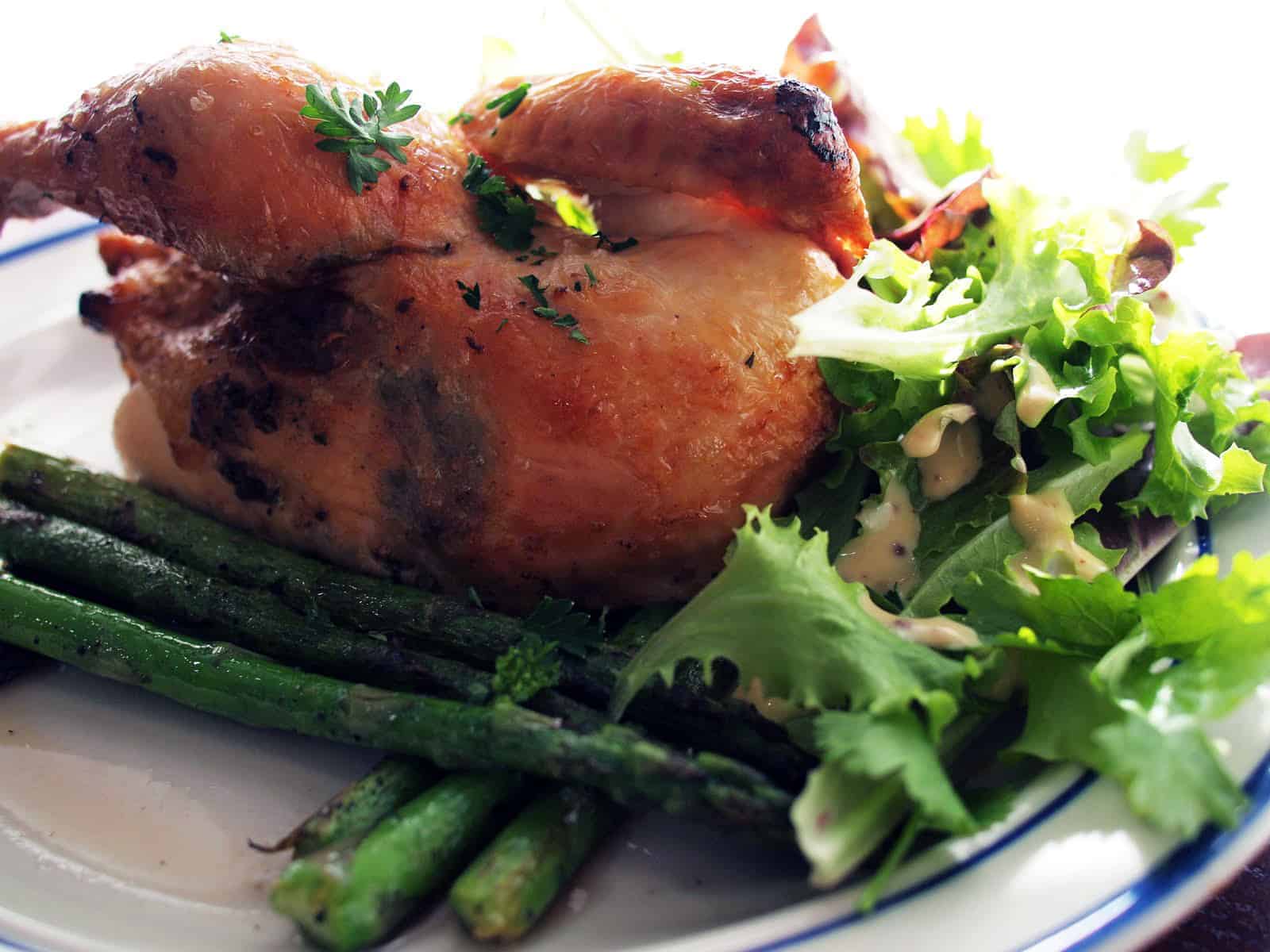 Garlic Rosemary Cornish Game Hens