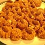 Low-Carb Peanut Butter Balls on a Plate