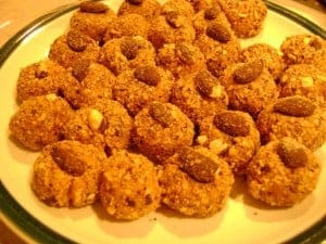 Low-Carb Peanut Butter Balls on a Plate