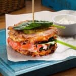 salmon burger