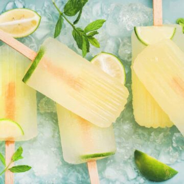 Lemon Lime Electrolyte Popsicle
