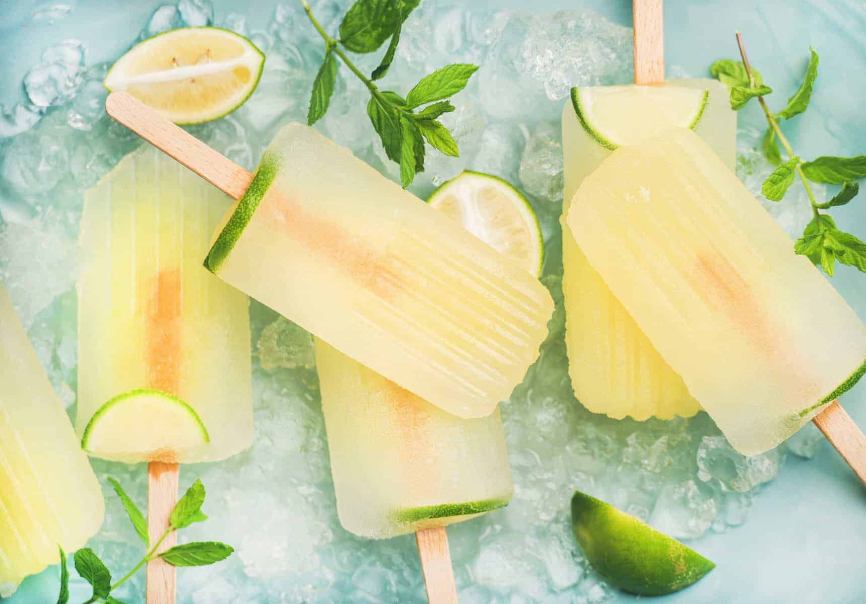 Lemon Lime Electrolyte Popsicle