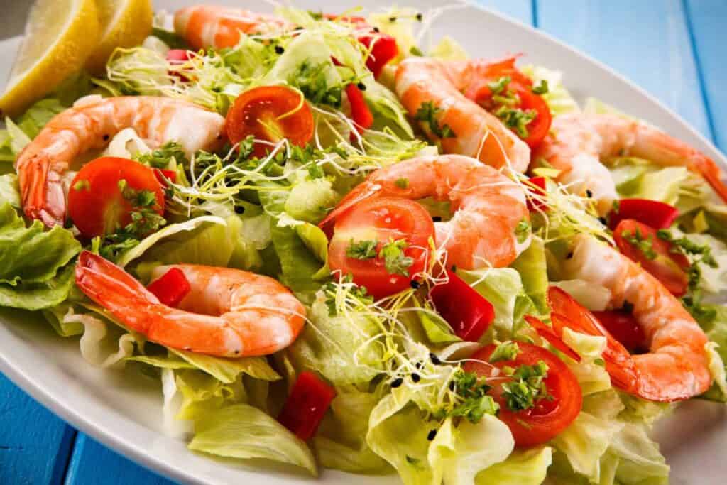 Shrimp Fajita Salad