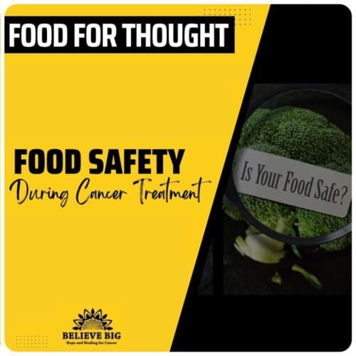 Believe Big presents Food for Thought, a nutrition and whole-person health conversations series logo.